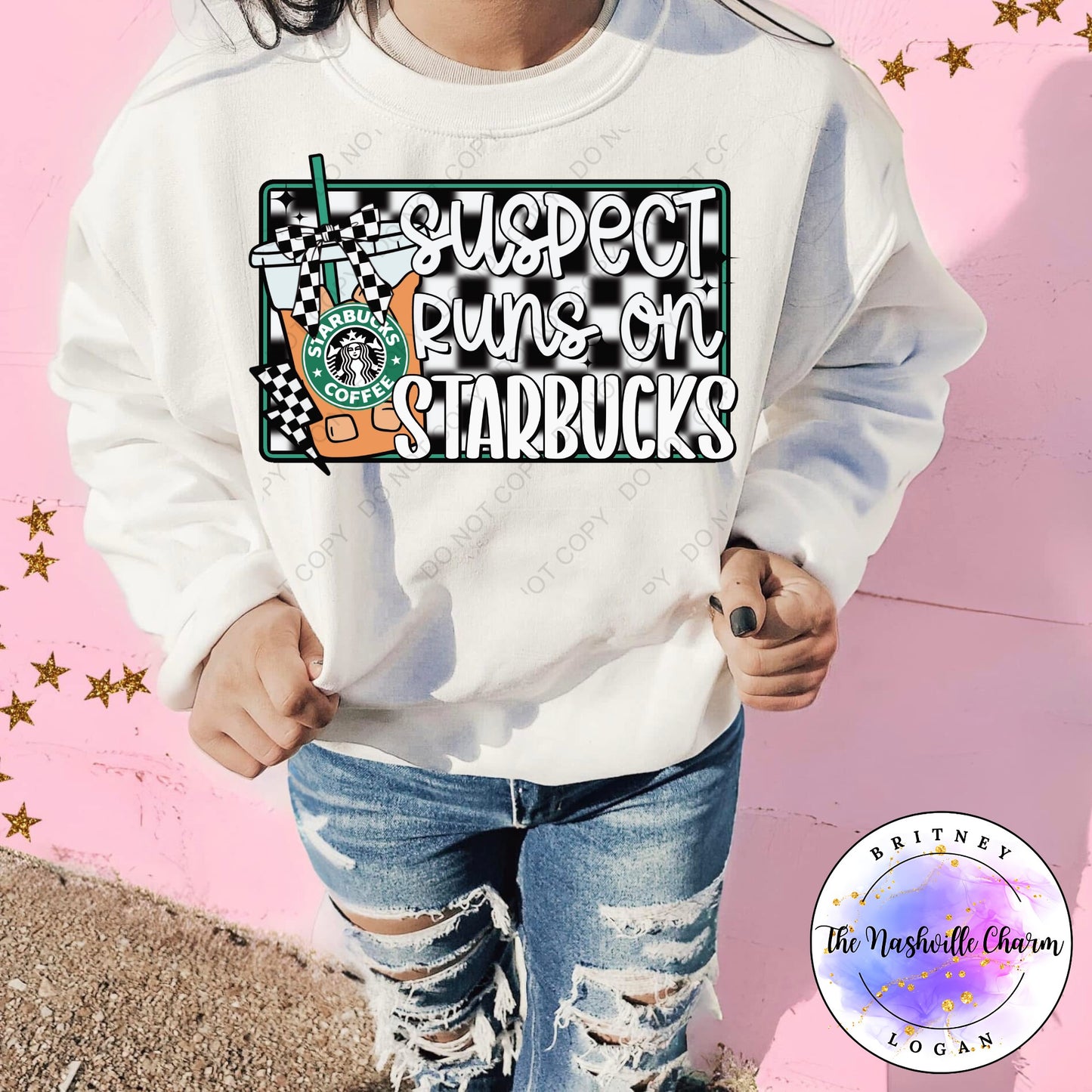 Suspect Runs On Starbies Tee